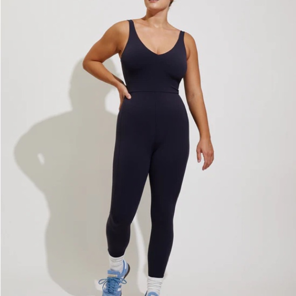 Left On Friday Black Athletic Jumpsuit